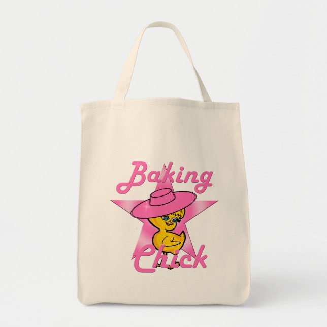 Bolsa Tote Pintinho Baking nº 8 (Frente)