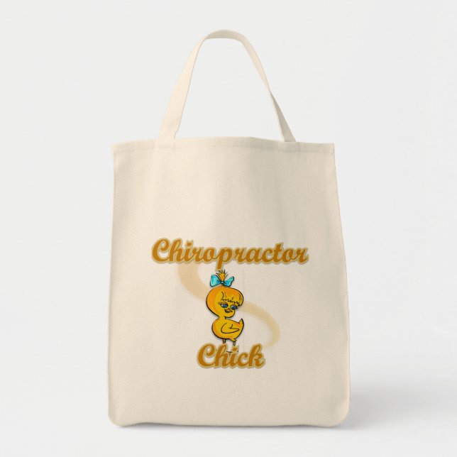 Bolsa Tote Pintinho Chiropractor (Frente)