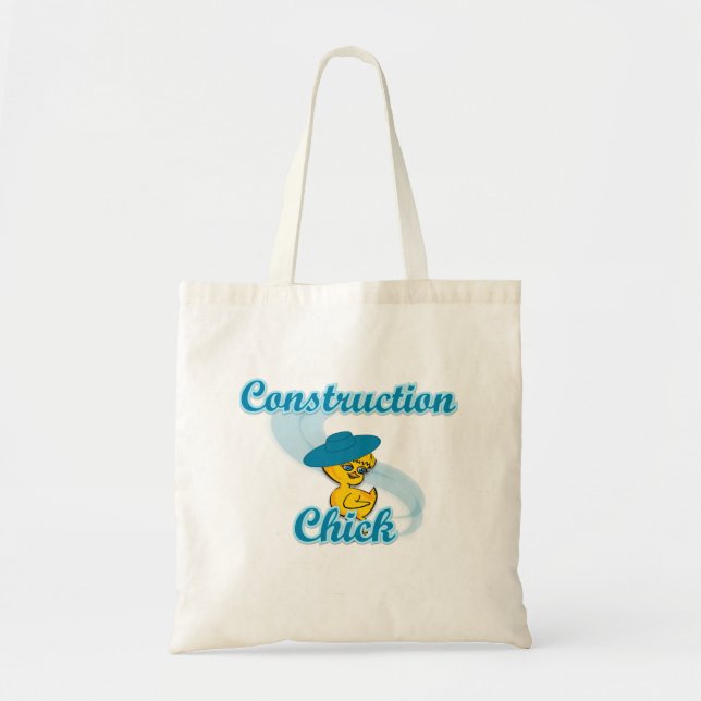 Bolsa Tote Pintinho de construção nº 3 (Frente)