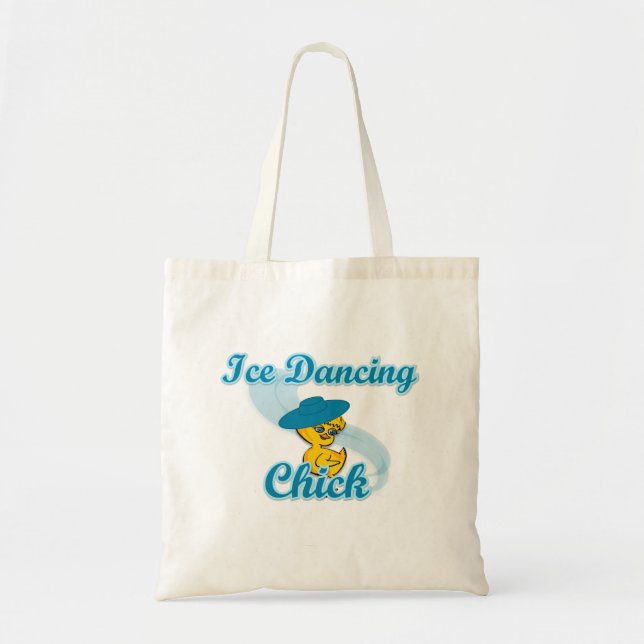 Bolsa Tote Pintinho de dança de gelo nº 3 (Frente)