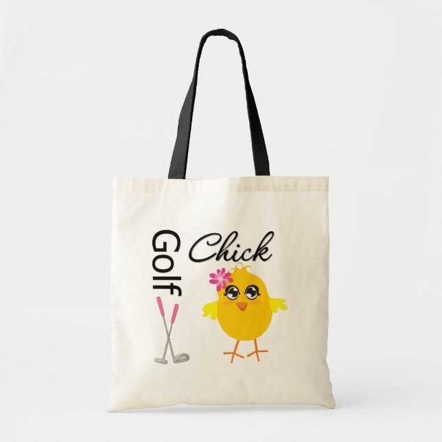 Bolsa Tote Pintinho do golfe (Frente)