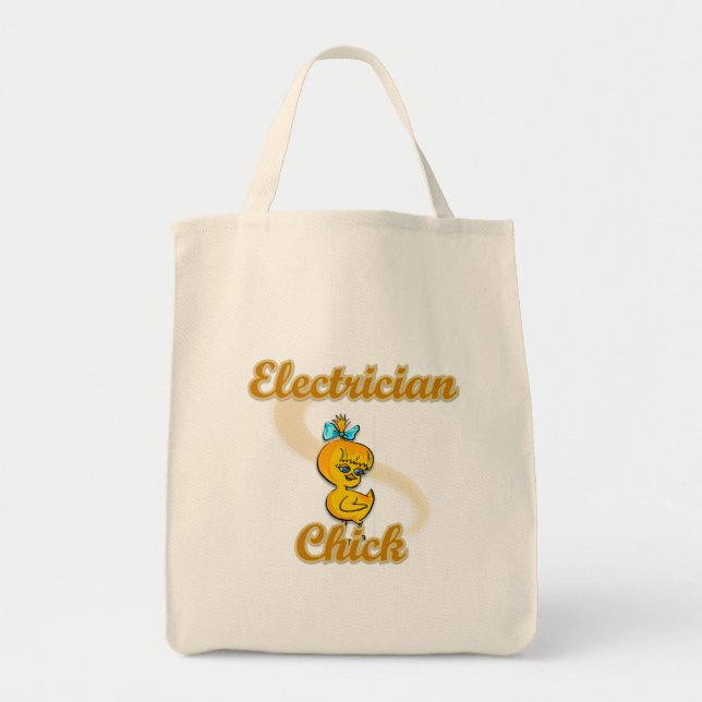 Bolsa Tote Pintinho elétrico (Frente)