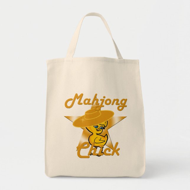 Bolsa Tote Pintinho Mahjong nº 10 (Frente)