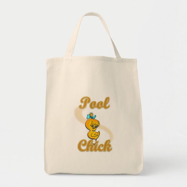 Bolsa Tote Pintinho piscina (Frente)