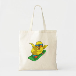 Bolsa Tote Pintinho Snowboarder Snowboard