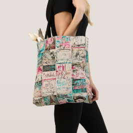 Bolsa Tote Pintor artístico rústico moderno, Hippie