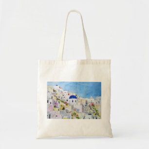 Bolsa Tote Pintura a Grécia do mar Egeu