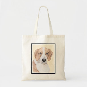 Bolsa Tote Pintura Americana de Foxhound - Arte Cachorra Orig