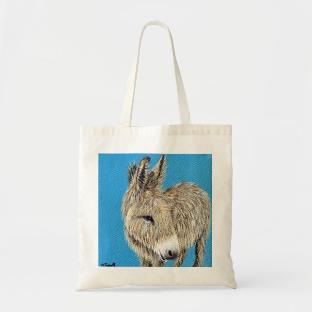 Bolsa Tote Pintura Amigável de Donkey (Frente)