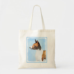 Bolsa Tote Pintura Basenji - Arte Original Custa