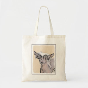 Bolsa Tote Pintura Chinesa Sem Cabelo Penteada Original Dog A