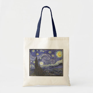 Bolsa Tote Pintura clássica da noite estelar de Van Gogh