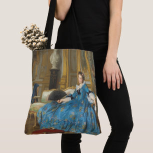 Bolsa Tote Pintura Clássica Vintage de Garota Sassy com Venti