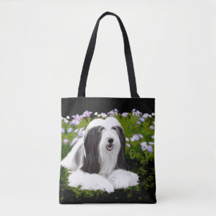 Bolsa Tote Pintura Collie com Manteiga - Arte Cachorra Origin