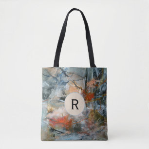Bolsa Tote Pintura Colorida do Traço do Pincel Abstrato