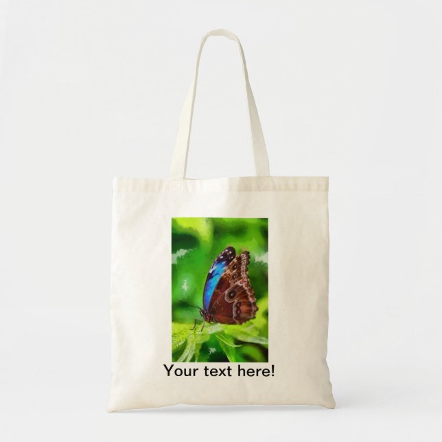 Bolsa Tote Pintura da borboleta (Frente)