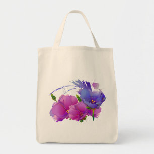 Bolsa Tote Pintura da Flor   Oferta de Dia de as mães de cota