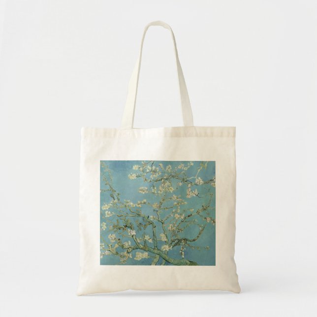 Bolsa Tote Pintura de Almond Blossoms por Van Gogh (Frente)