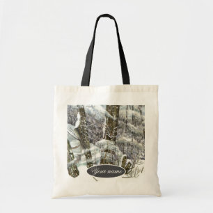 Bolsa Tote Pintura de Aquarela Invernal