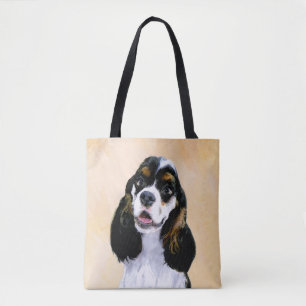 Bolsa Tote Pintura De Cocker Spaniel (Participante) - Arte De