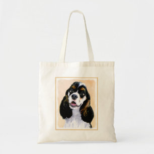 Bolsa Tote Pintura De Cocker Spaniel (Partida) - Arte De Cão