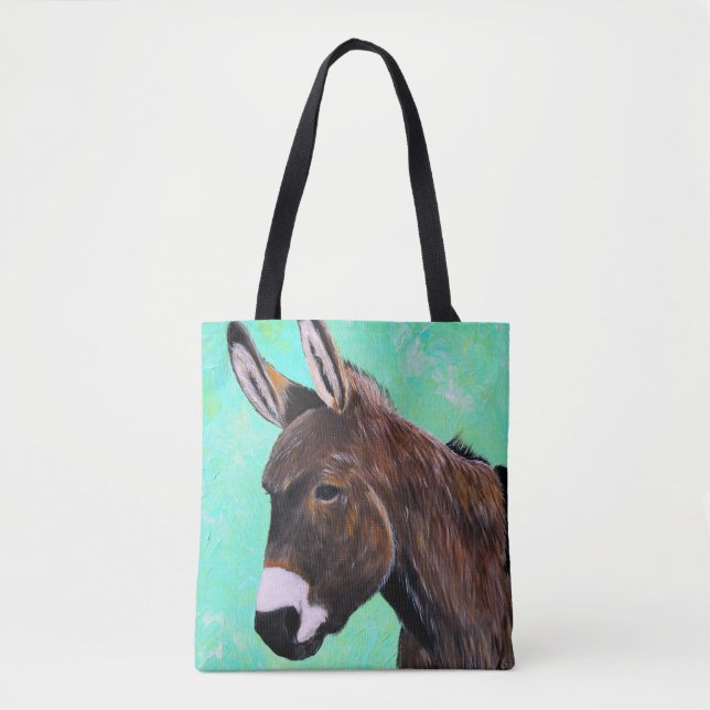 Bolsa Tote Pintura de Donkey (Frente)