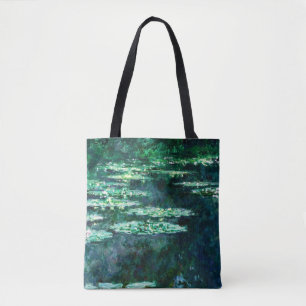 Bolsa Tote Pintura de famílias d'água por Claude Monet