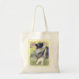 Bolsa Tote Pintura de Keeshond Aspen - Arte de Cachorro Origi