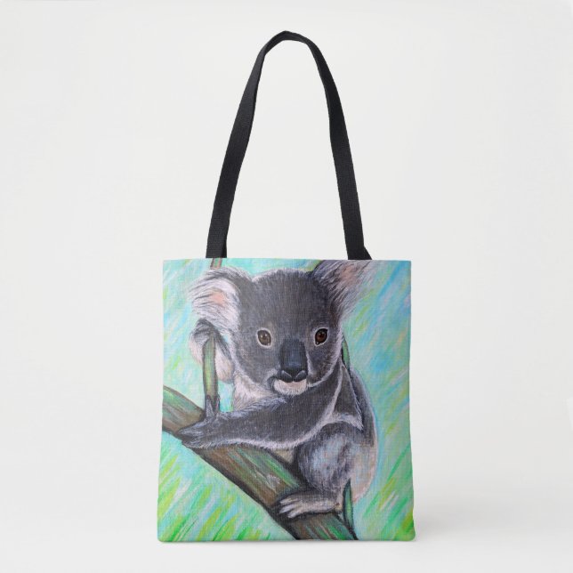 Bolsa Tote Pintura de Koala (Frente)