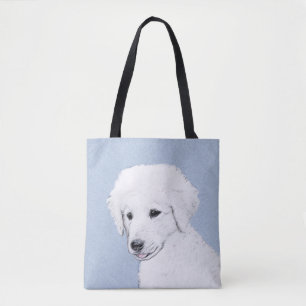 Bolsa Tote Pintura de Kuvasz - Arte de Cachorro Original Boni