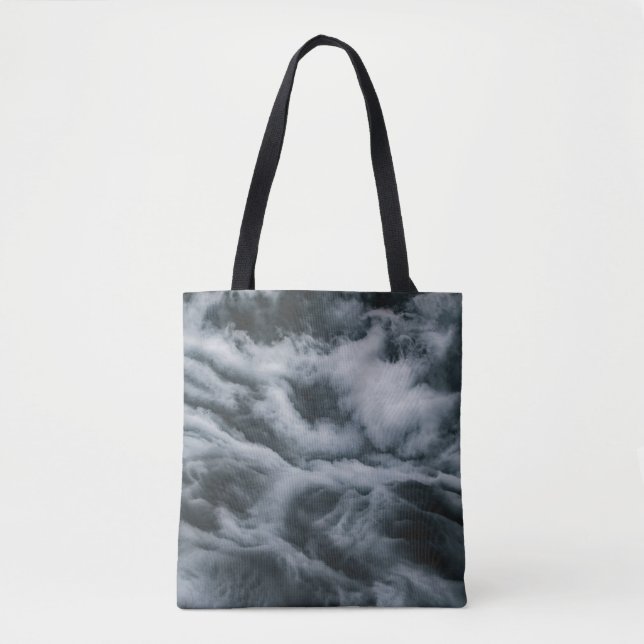 Bolsa Tote pintura de nuvens de cinza (Frente)