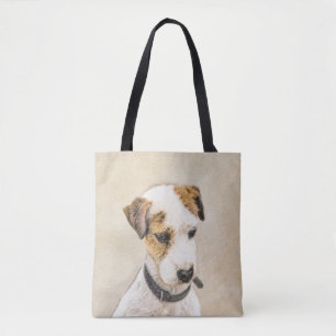 Bolsa Tote Pintura de Parson Jack Russell Terrier - Arte Cani