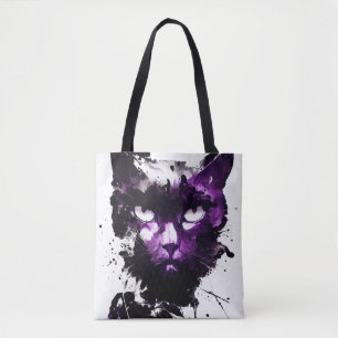 Bolsa Tote Pintura De Pincel De Arma Com Espírito Livre Da Na