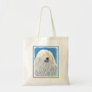 Bolsa Tote Pintura de Puli - Arte de Cão Original Bonita