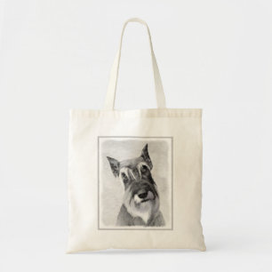 Bolsa Tote Pintura de Schnauzer (Giant) - Arte Canina