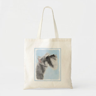 Bolsa Tote Pintura de Schnauzer (Giant, Standard) - Arte Cani
