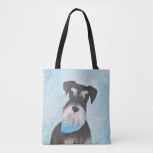 Bolsa Tote Pintura de Schnauzer (Miniatura) - Cachorro Origin