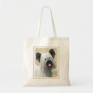 Bolsa Tote Pintura de Skye Terrier - Arte Cão Original Bonit
