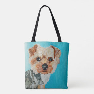 Bolsa Tote Pintura de Yorkshire Terrier por Alfred Fox