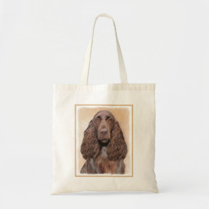 Bolsa Tote Pintura em espanhol de campo - Arte de cachorro or
