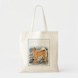 Bolsa Tote Pintura em Seashore - Arte Canina