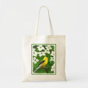 Bolsa Tote Pintura Goldfinch - Arte Cachorra Original