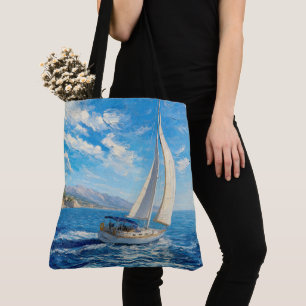 Bolsa Tote Pintura Impasto de Velero