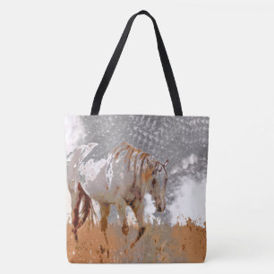 Bolsa Tote Pintura louca - cavalo