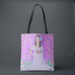 Bolsa Tote Pintura Mäda Primavesi de Gustav Klimt<br><div class="desc">Mäda Primavesi,  de Gustav Klimt,  pintando Tote Bag.</div>