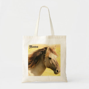 Bolsa Tote Pintura personalizada do cavalo