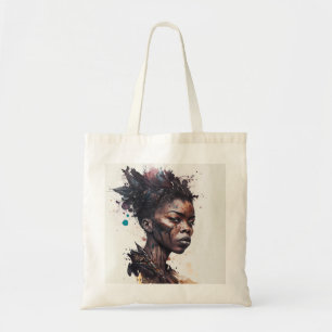 Bolsa Tote Pintura Por Aquarela, Lindas Mulheres Africanas