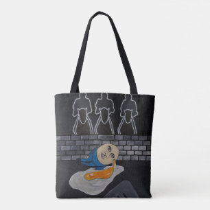 Bolsa Tote Pintura Quebrada e Depois Frita por Alfred Fox
