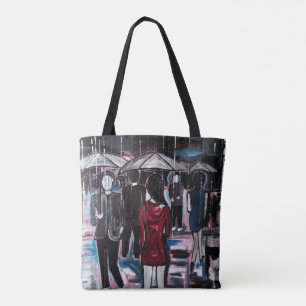 Bolsa Tote Pintura Retro Rain por Alfred Fox Poster