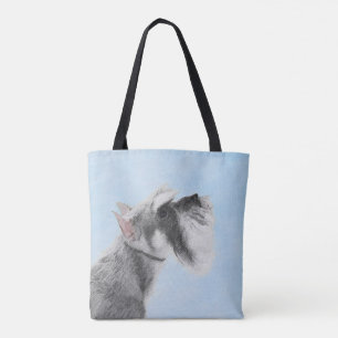 Bolsa Tote Pintura Schnauzer (Giant, Standard) - Arte Canina